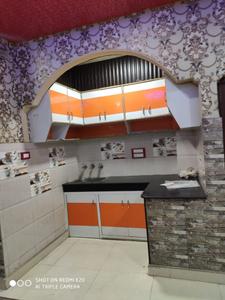 Kitchen Image of 450 Sq.ft 1 BHK Builder Floor for sale in Bindapur New Delhi for Rs. 2200000