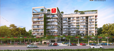 Image of 1582 Sq.ft 3 BHK Apartment / Flat for sale in Kakkanad, Kochi for Rs. 9600000
