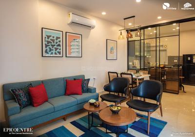 Hall Image of 627 Sq.ft 2 BHK Apartment / Flat for sale in Shapoorji Pallonji The Canvas Residences, Sewri Mumbai for Rs. 25000000