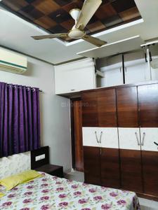 Bedroom Image of 1550 Sq.ft 2 BHK Villa for rent in Ghatlodiya Ahmedabad for Rs. 42000