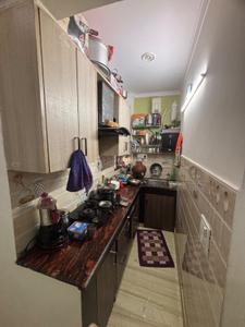 Kitchen Image of 500 Sq.ft 1.5 BHK Builder Floor for sale in Govindpuri New Delhi for Rs. 3100000