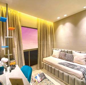 Bedroom Image of 930 Sq.ft 2 BHK Apartment / Flat for sale in Runwal Lands End Skye, Kolshet Thane for Rs. 12000000