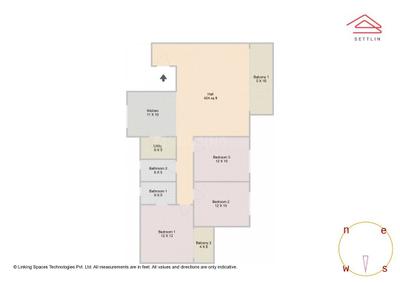 Image of 1789 Sq.ft 3 BHK Apartment / Flat for sale in Godrej Woodscapes by Godrej Properties Ltd. , Goravigere, Bengaluru for Rs. 23000000