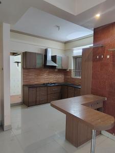Kitchen Image of 1260 Sq.ft 2 BHK Independent House for rent in Kasturi Nagar Bengaluru for Rs. 37000
