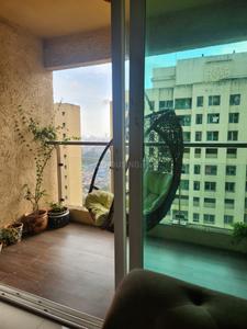 Balcony Image of 840 Sq.ft 2 BHK Apartment / Flat for sale in Rustomjee Urbania Azziano, Thane West Thane for Rs. 17500000
