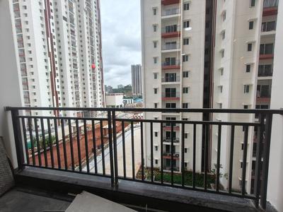 Balcony Image of 1514 Sq.ft 3 BHK Apartment / Flat for rent in Aparna Zenon, Manikonda Hyderabad for Rs. 65000