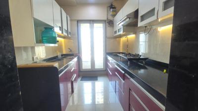 Kitchen Image of 950 Sq.ft 2 BHK Apartment / Flat for rent in Rustomjee Atelier, Thane West Thane for Rs. 42000