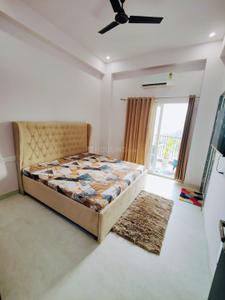 Bedroom Image of 600 Sq.ft 1 BHK Builder Floor for rent in Sector 53 Gurgaon for Rs. 30000