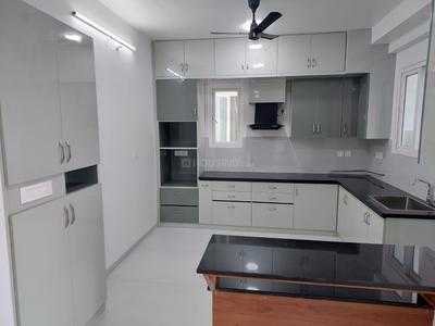 Kitchen Image of 2200 Sq.ft 3 BHK Apartment / Flat for rent in Jayabheri The Nirvana, Gachibowli Hyderabad for Rs. 75100