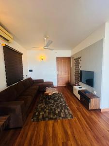 Hall Image of 1500 Sq.ft 3 BHK Apartment / Flat for rent in Crescent Aster, East Hill Kozhikode for Rs. 40000