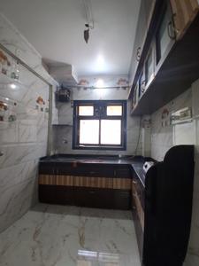 Kitchen Image of 630 Sq.ft 1 BHK Apartment / Flat for rent in Swananda CHS, Airoli Navi Mumbai for Rs. 36000