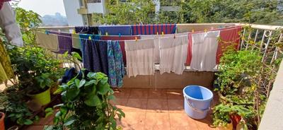 Balcony Image of 1000 Sq.ft 2 BHK Apartment / Flat for rent in Kumar Primavera B6, Wadgaon Sheri Pune for Rs. 38000