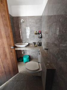 Bathroom Image of 1000 Sq.ft 2 BHK Apartment / Flat for rent in Manhattan, Charholi Budruk Pune for Rs. 25000