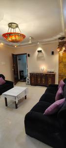 Hall Image of 1200 Sq.ft 2 BHK Apartment / Flat for rent in Sagar Darshan Towers, Nerul Navi Mumbai for Rs. 75000