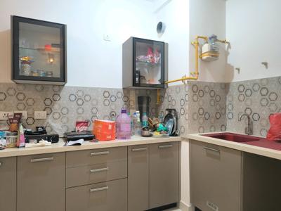 Kitchen Image of 534 Sq.ft 1 RK Apartment / Flat for rent in Brigade Cornerstone Utopia, Varthur Bengaluru for Rs. 32000
