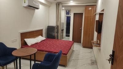 Bedroom Image of 630 Sq.ft 1 RK Apartment / Flat for rent in Karolan Ka Barh Jaipur for Rs. 16000