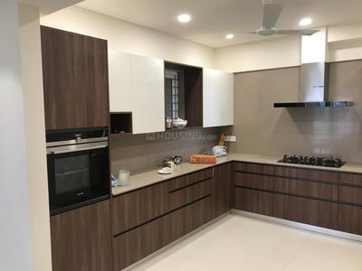 Kitchen Image of 2400 Sq.ft 4 BHK Apartment / Flat for sale in Shaligram Plush, Thaltej Ahmedabad for Rs. 35000000