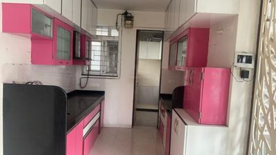 Kitchen Image of 1000 Sq.ft 2 BHK Apartment / Flat for rent in Yashada Triose, Pimple Gurav Pune for Rs. 30000