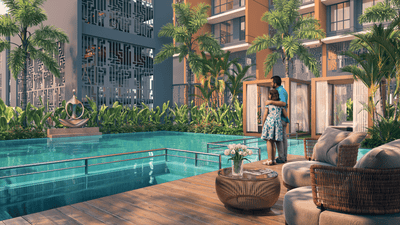 Image of 753 Sq.ft 2 BHK Apartment / Flat for sale in Agarwal Floresta Oak, Malad East, Mumbai for Rs. 18200000
