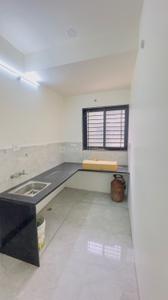 Kitchen Image of 750 Sq.ft 1 BHK Builder Floor for rent in Indra Puri Colony Indore for Rs. 15000