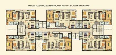 Image of 900 Sq.ft 2 BHK Apartment / Flat for sale in Omaxe Grand Omaxe, Gomti Nagar, Lucknow for Rs. 7000000