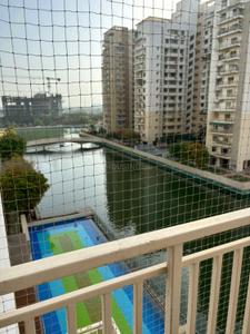 Balcony Image of 1608 Sq.ft 3.5 BHK Apartment / Flat for rent in Adani Water Lily, Shantigram Ahmedabad for Rs. 75000