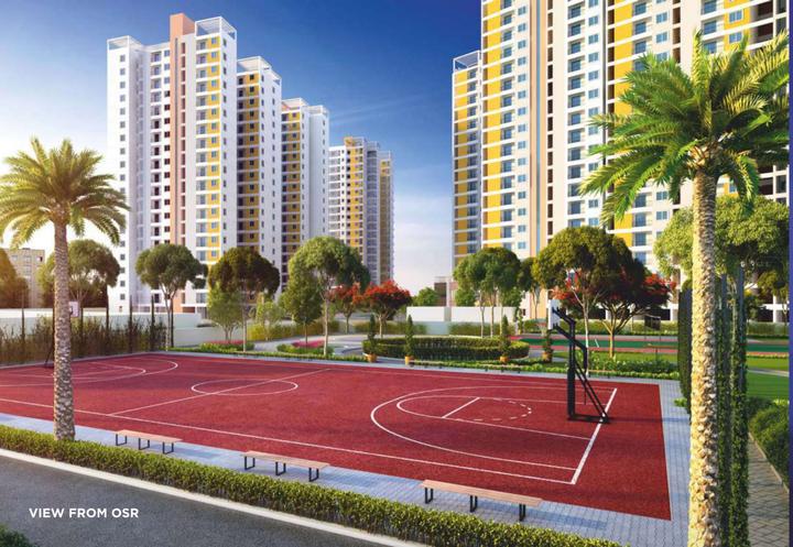 Image of 888 Sq.ft 2 BHK Apartment / Flat for sale in Urbanrise REVOLUTION ONE, Padur, Chennai for Rs. 5549112