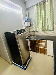 Kitchen Image of 750 Sq.ft 1 RK Apartment / Flat for rent in Harbinger Heights, Dholai Jaipur for Rs. 16500