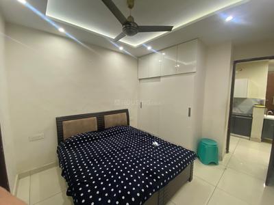 Bedroom Image of 500 Sq.ft 2 BHK Builder Floor for rent in Mahavir Future Heights Block A, Aujala Mohali for Rs. 25000