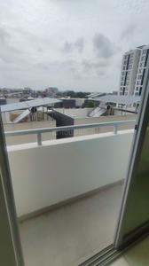 Balcony Image of 1500 Sq.ft 2 BHK Apartment / Flat for rent in Shilp Aura, Chhani Vadodara for Rs. 16000
