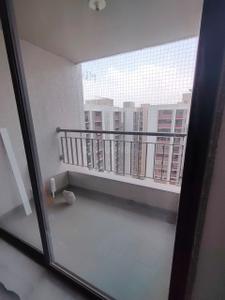 Balcony Image of 968 Sq.ft 3 BHK Apartment / Flat for rent in Vishwanath Maher Select, Shela Ahmedabad for Rs. 30000