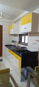 Kitchen Image of 1200 Sq.ft 2 BHK Apartment / Flat for rent in Saamarth Heaven 4, Chandkheda Ahmedabad for Rs. 26000