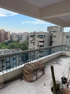 Balcony Image of 1926 Sq.ft 3.5 BHK Apartment / Flat for rent in Vasundhara Enclave New Delhi for Rs. 55000