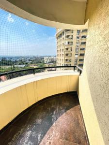 Balcony Image of 1400 Sq.ft 3 BHK Apartment / Flat for rent in Bawadiya Kalan Bhopal for Rs. 55000