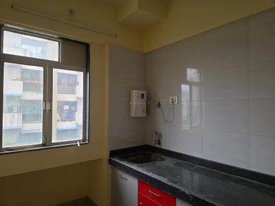 Kitchen Image of 766 Sq.ft 1 BHK Apartment / Flat for sale in Mansarovar Pearl Gardens, Vasai West Vasai for Rs. 4625000