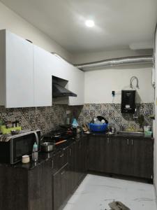 Kitchen Image of 985 Sq.ft 2 BHK Apartment / Flat for rent in Krishna Elite Homes, Noida Extension Greater Noida for Rs. 20000