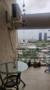 Balcony Image of 1600 Sq.ft 3 BHK Apartment / Flat for rent in Kumar Kruti, Kalyani Nagar Pune for Rs. 60000