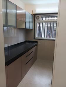 Kitchen Image of 810 Sq.ft 2 BHK Apartment / Flat for rent in Keystone Rustomjee Cleon, Bandra East Mumbai for Rs. 82000