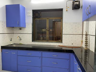 Kitchen Image of 370 Sq.ft 1 BHK Apartment / Flat for rent in Vashi Navi Mumbai for Rs. 26000