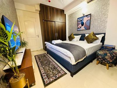 Bedroom Image of 1550 Sq.ft 3 BHK Apartment / Flat for rent in Omaxe The Palace, Gomti Nagar Lucknow for Rs. 55000
