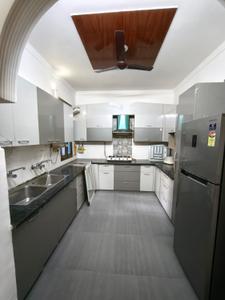 Kitchen Image of 1800 Sq.ft 3 BHK Builder Floor for rent in Ashok Nagar New Delhi for Rs. 60000