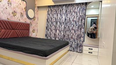 Bedroom Image of 1500 Sq.ft 3 BHK Apartment / Flat for rent in Adani Amogha, Shantigram Ahmedabad for Rs. 55000