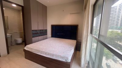 Bedroom Image of 1350 Sq.ft 3 BHK Apartment / Flat for rent in Adani Ten BKC, Bandra East Mumbai for Rs. 220000