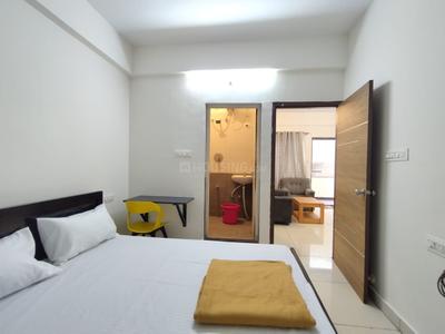 Bedroom Image of 550 Sq.ft 1 BHK Apartment / Flat for rent in Nagavara Bengaluru for Rs. 25000