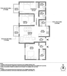 Image of 1630 Sq.ft 3 BHK Apartment / Flat for sale in Godrej Ananda Phase 1, Gummanahalli, Bengaluru for Rs. 16000000