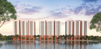 Image of 672 Sq.ft 3 BHK Apartment / Flat for sale in Shriram Sunshine Phase 2, Uttarpara, Hooghly for Rs. 4408000