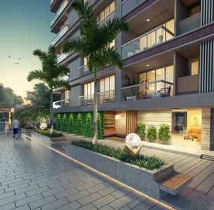 Image of 1827 Sq.ft 3 BHK Apartment / Flat for sale in Prestige Oliva Heights, Bhimrad, Surat for Rs. 8200000