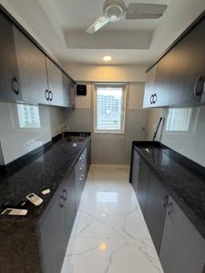 Kitchen Image of 1200 Sq.ft 2 BHK Apartment / Flat for rent in Elegant Navratnamala CHS, Santacruz East Mumbai for Rs. 100000