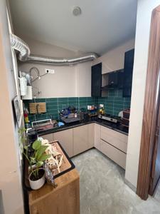 Kitchen Image of 1200 Sq.ft 1 BHK Builder Floor for rent in Sector 57 Gurgaon for Rs. 36000