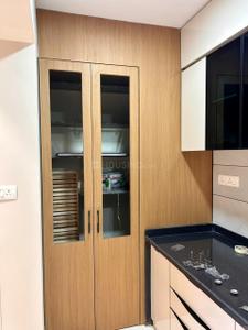 Kitchen Image of 1100 Sq.ft 3 BHK Apartment / Flat for rent in Shivanta Rigel, Tragad Ahmedabad for Rs. 35000